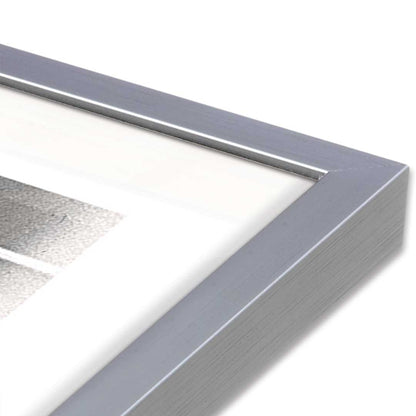 [Color:Polished Chrome], Picture of art in a Polished Chrome frame at an angle