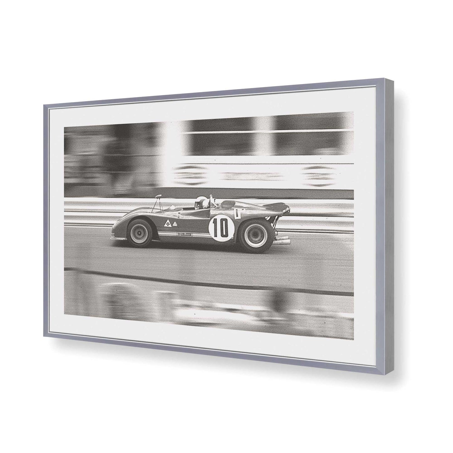[Color:Polished Chrome], Picture of art in a Polished Chrome frame of the corner