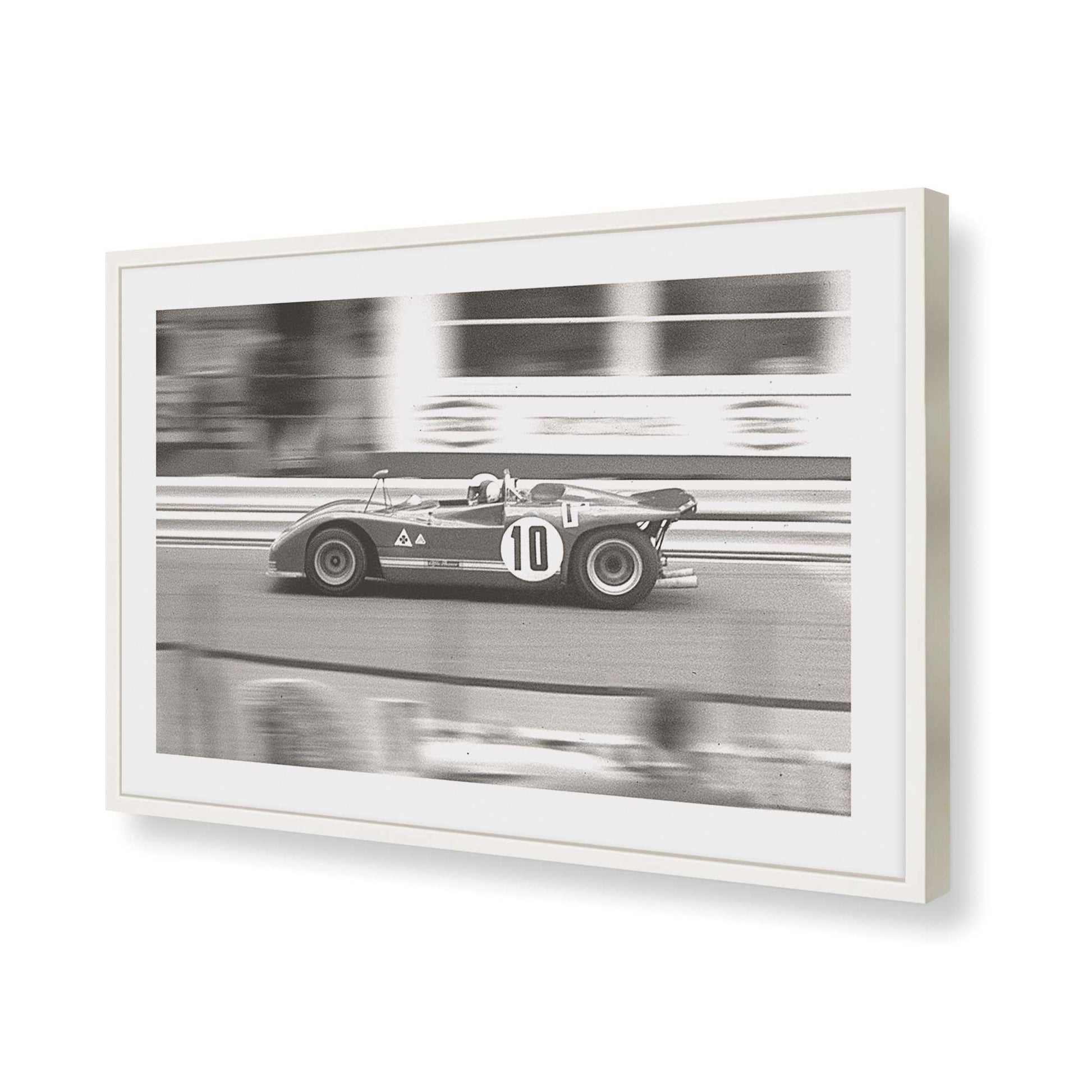 [Color:Opaque White], Picture of art in a Opaque White frame of the corner