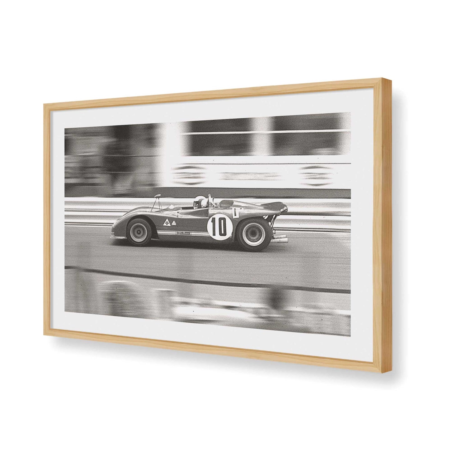 [Color:American Maple], Picture of art in a American Maple frame of the corner