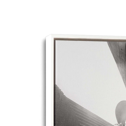 [Color:Opaque White], Picture of art in a White frame at an angle