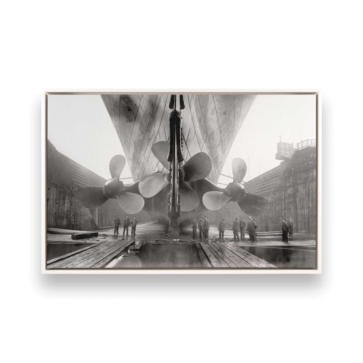[Color:Opaque White], Picture of art in a White frame