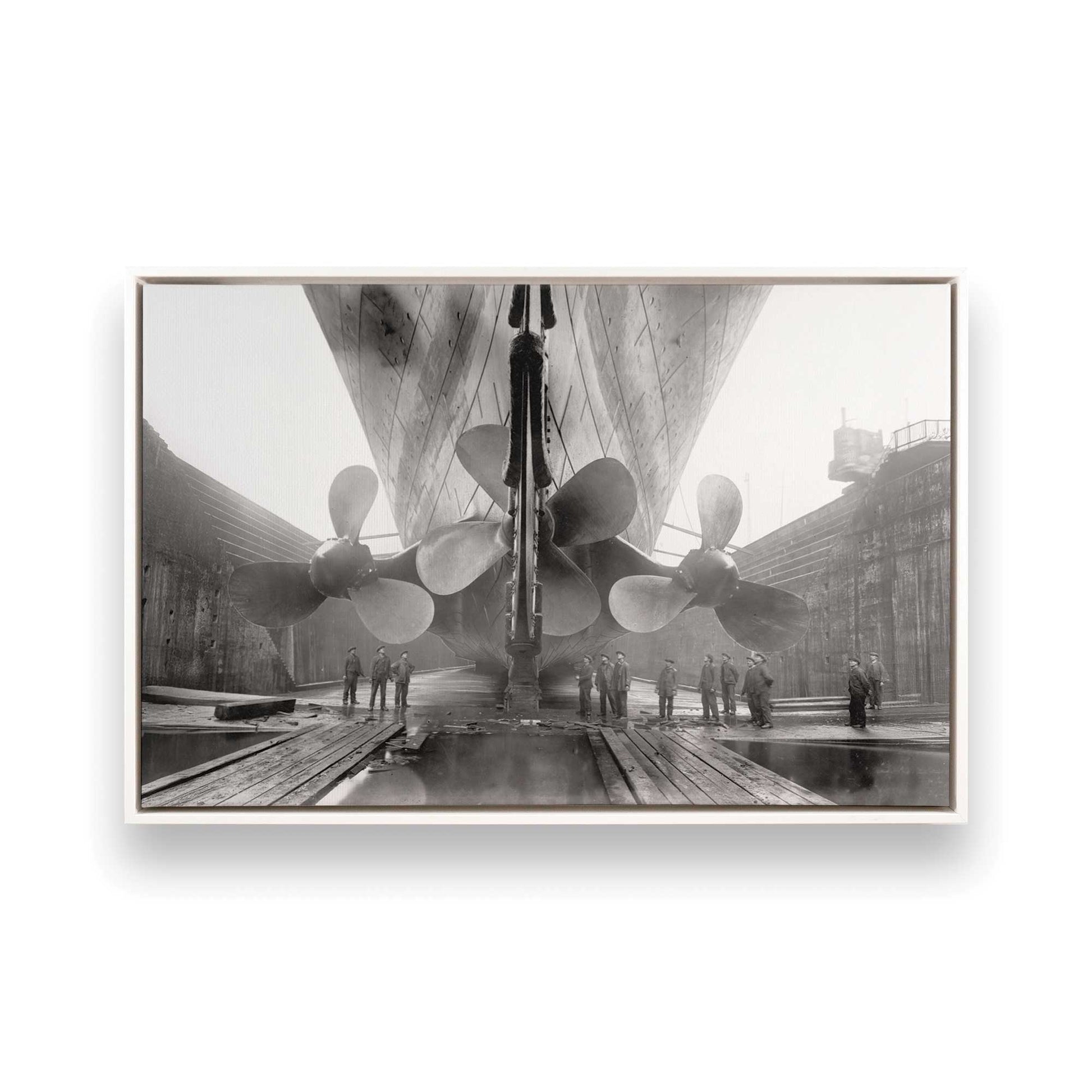 [Color:Opaque White], Picture of art in a White frame