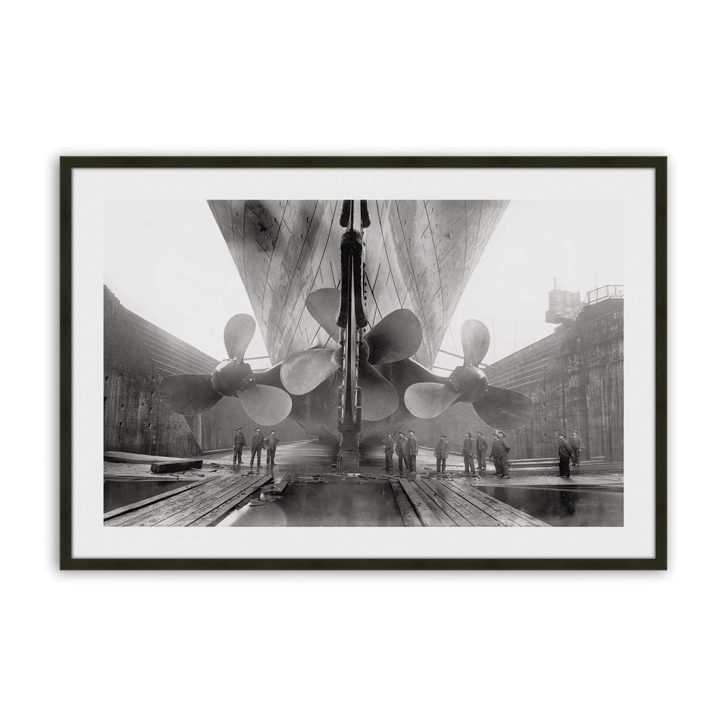 [Color:Satin Black], Picture of art in a Satin Black frame
