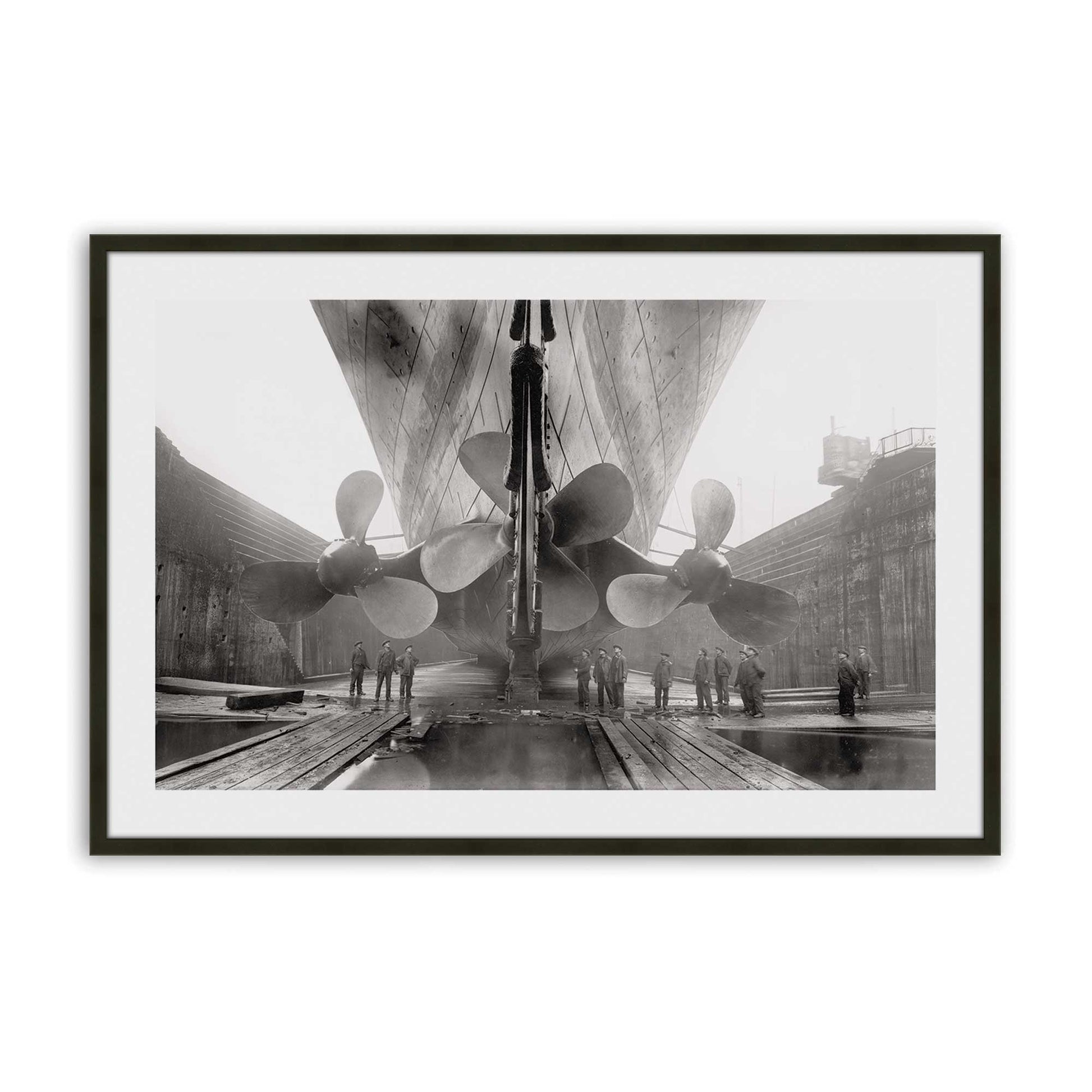 [Color:Satin Black], Picture of art in a Satin Black frame