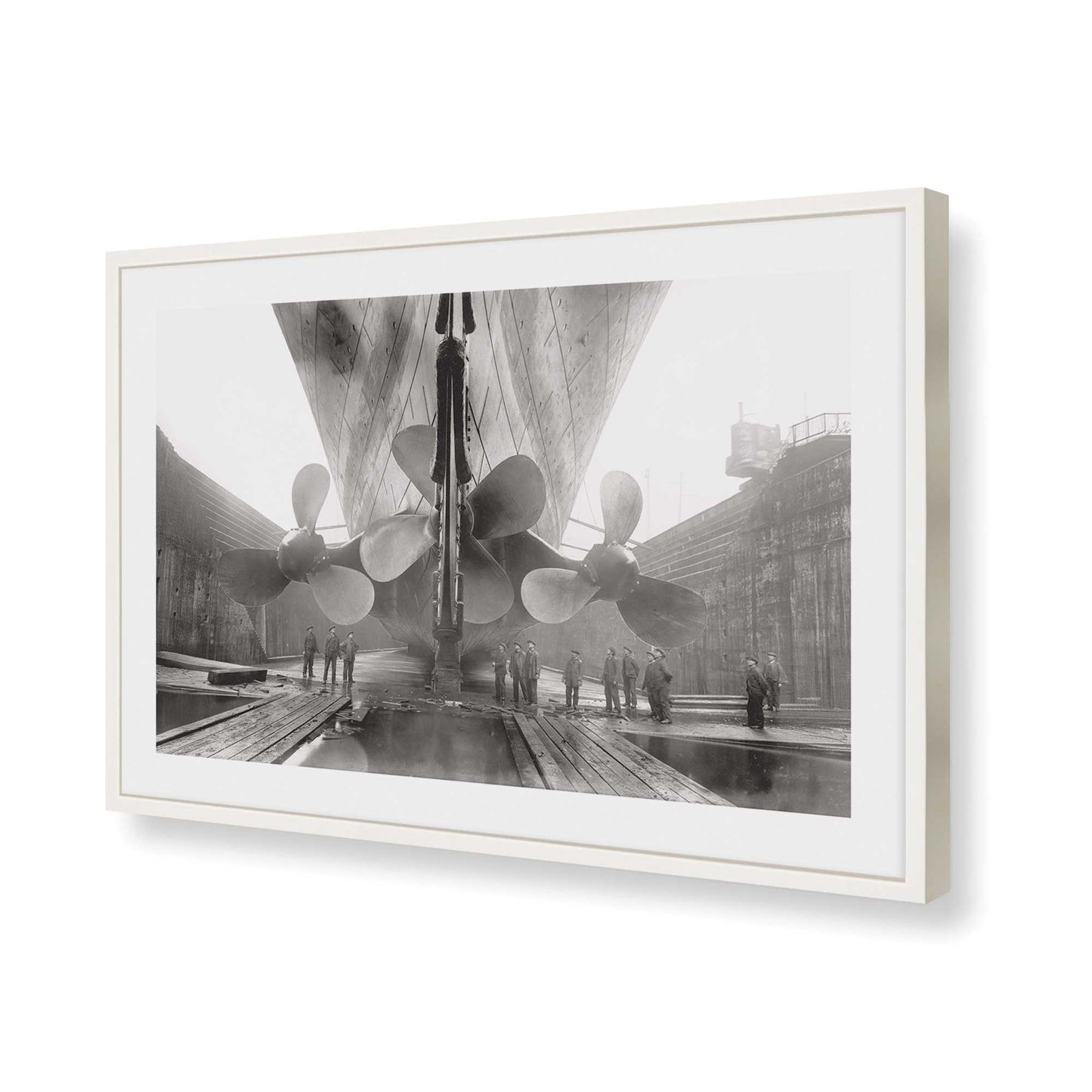 [Color:Opaque White], Picture of art in a Opaque White frame of the corner