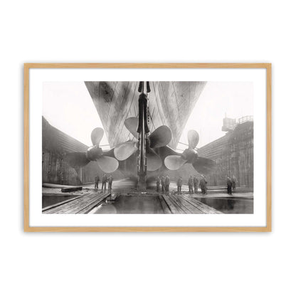 [Color:American Maple], Picture of art in a American Maple frame