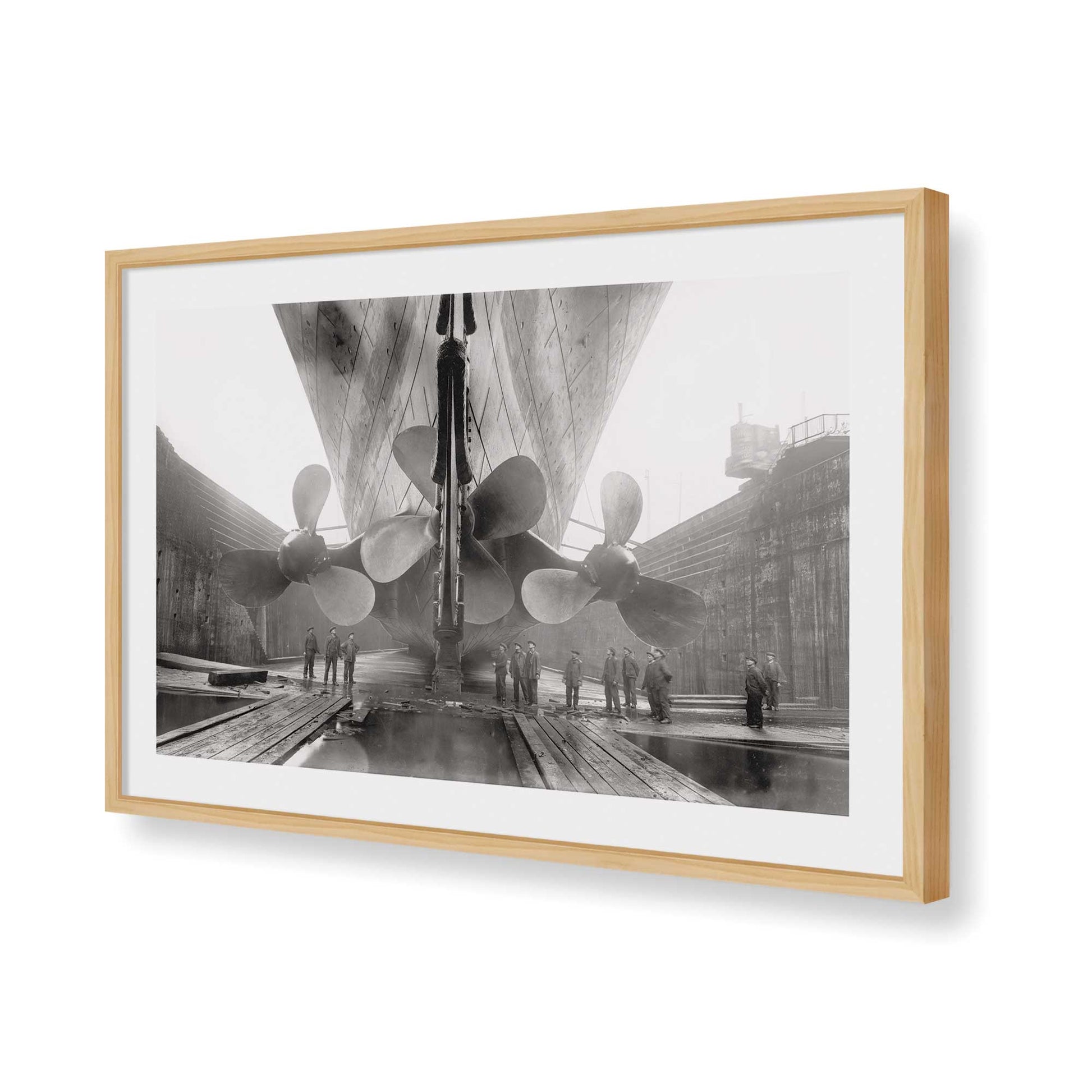 [Color:American Maple], Picture of art in a American Maple frame of the corner