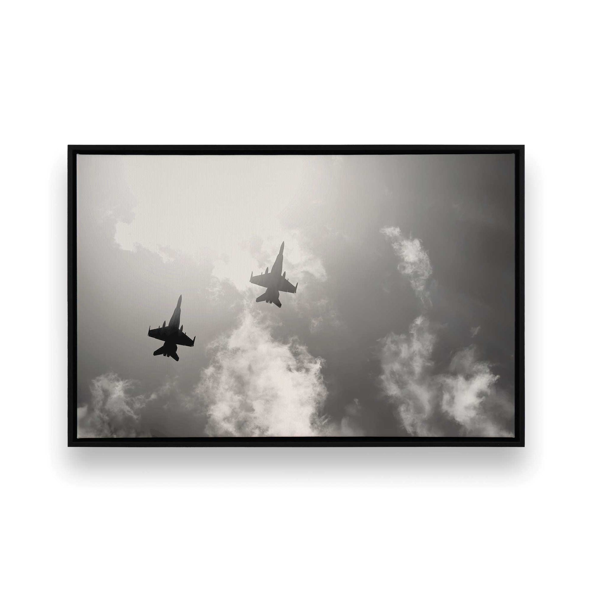 [Color:Satin Black], Picture of art in a Satin Black frame