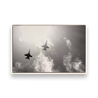 [Color:Opaque White], Picture of art in a White frame
