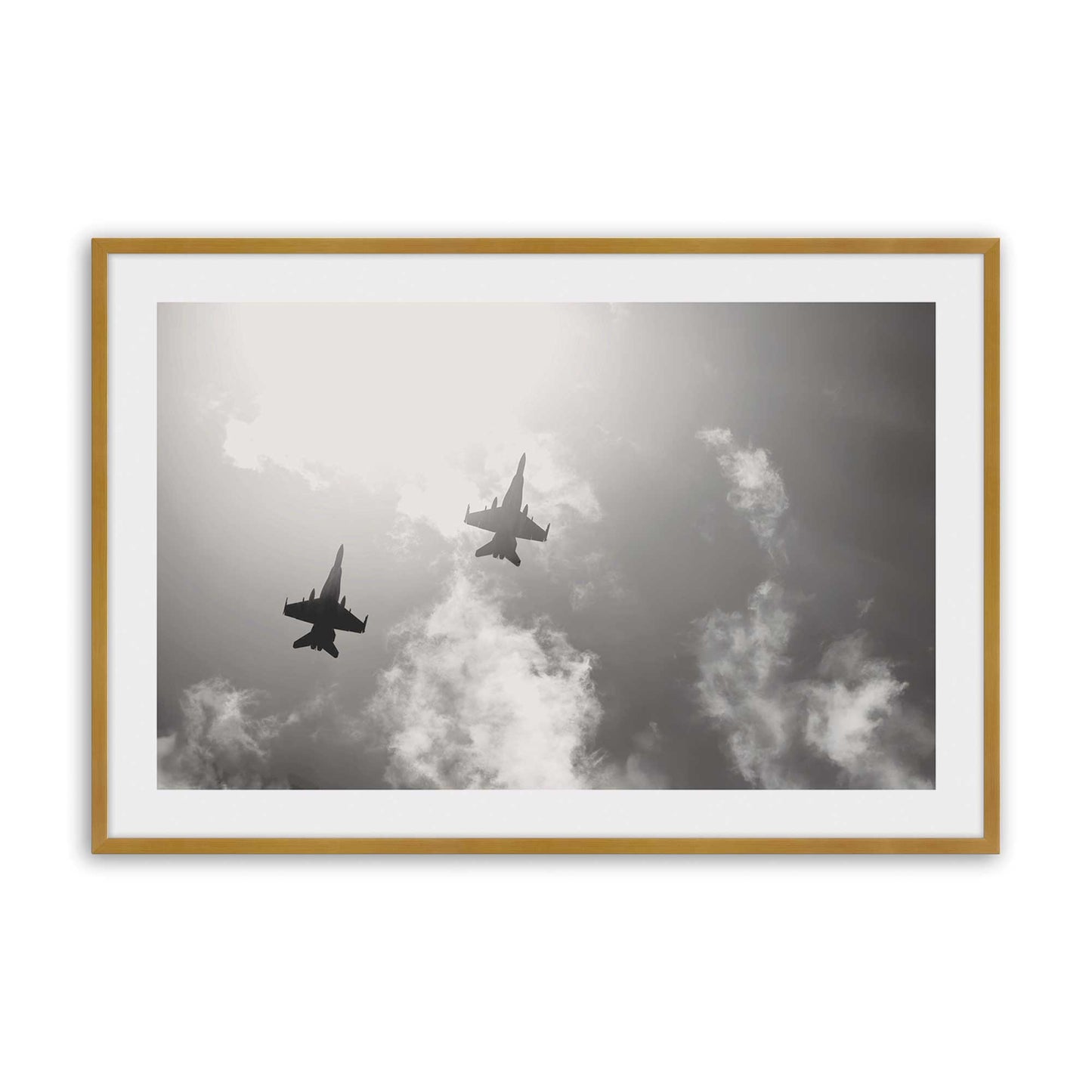 [Color:Polished Gold], Picture of art in a Polished Gold frame