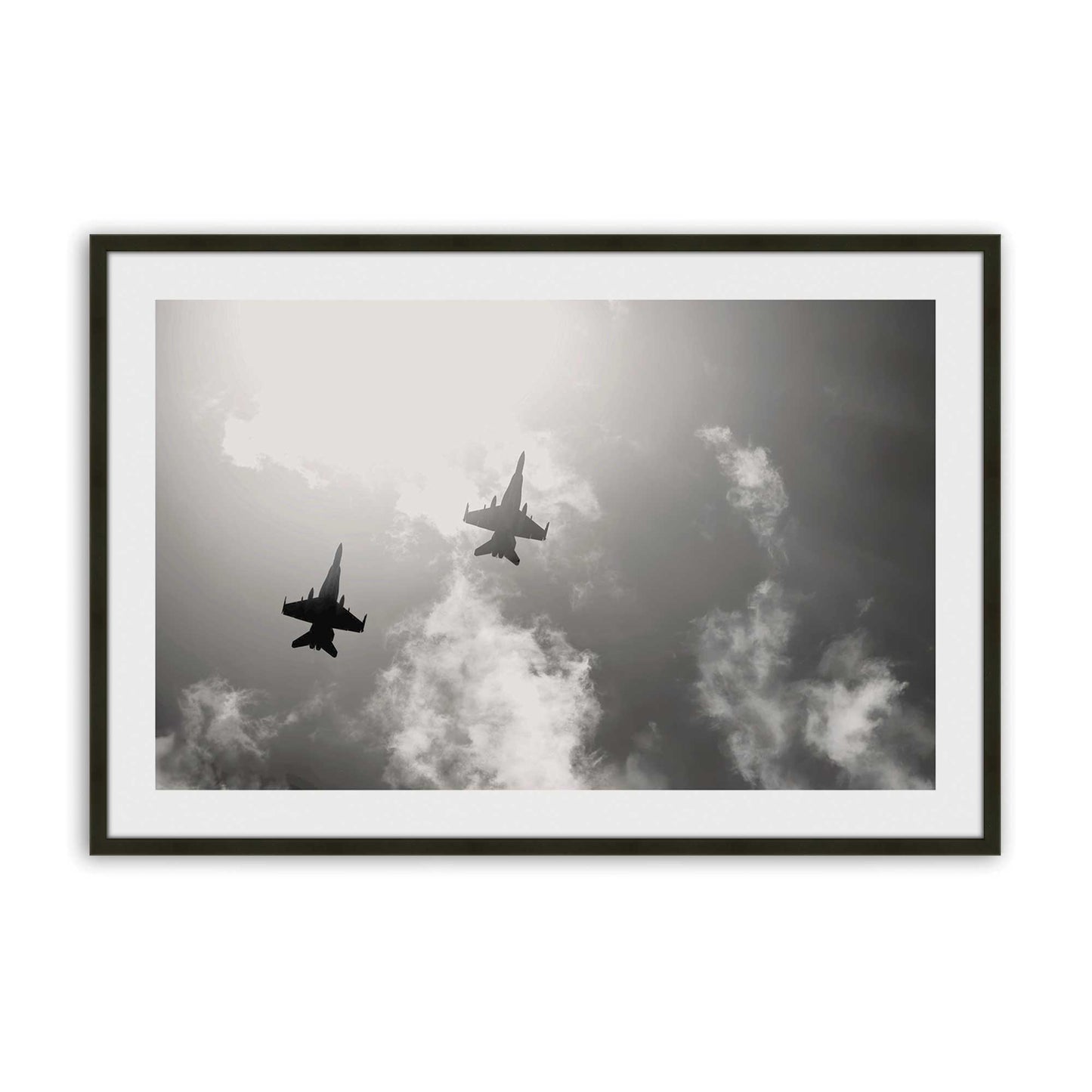 [Color:Satin Black], Picture of art in a Satin Black frame