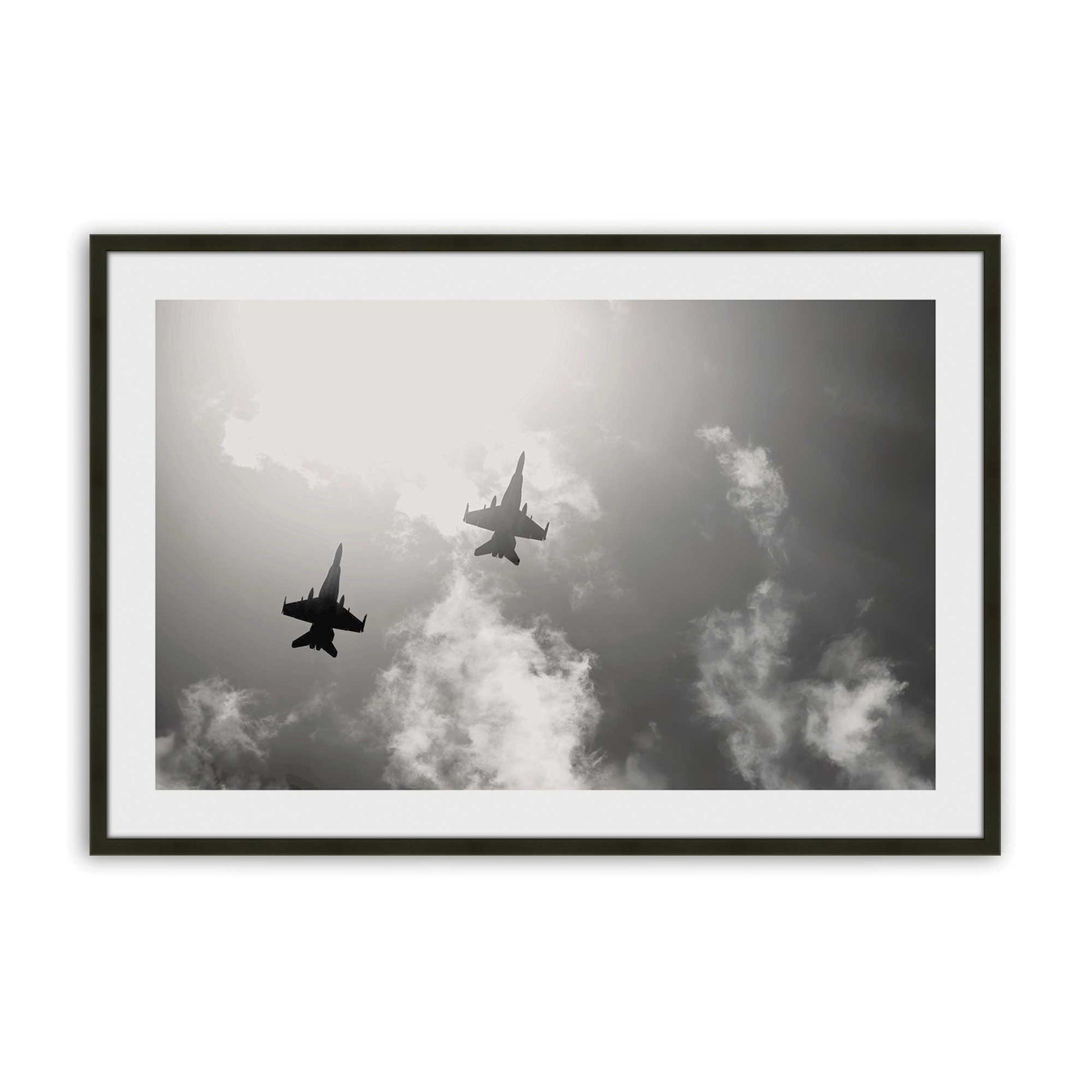 [Color:Satin Black], Picture of art in a Satin Black frame