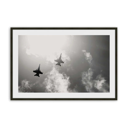 [Color:Satin Black], Picture of art in a Satin Black frame