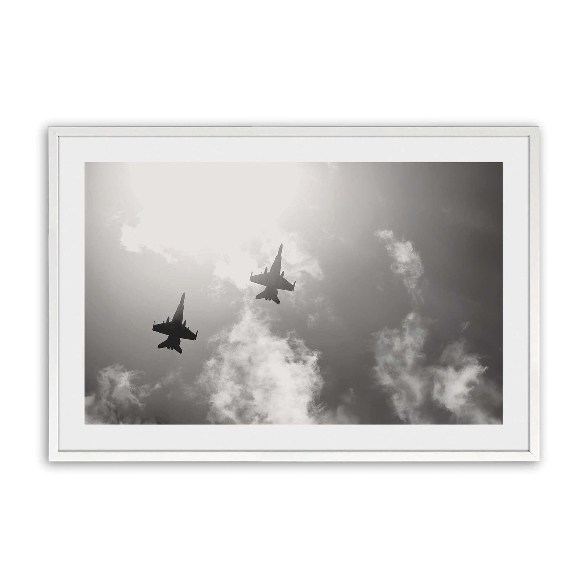 [Color:Opaque White], Picture of art in a Opaque White frame