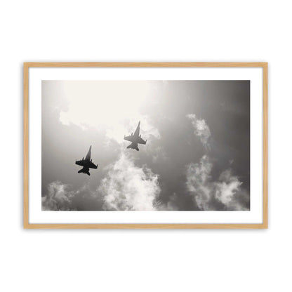 [Color:American Maple], Picture of art in a American Maple frame