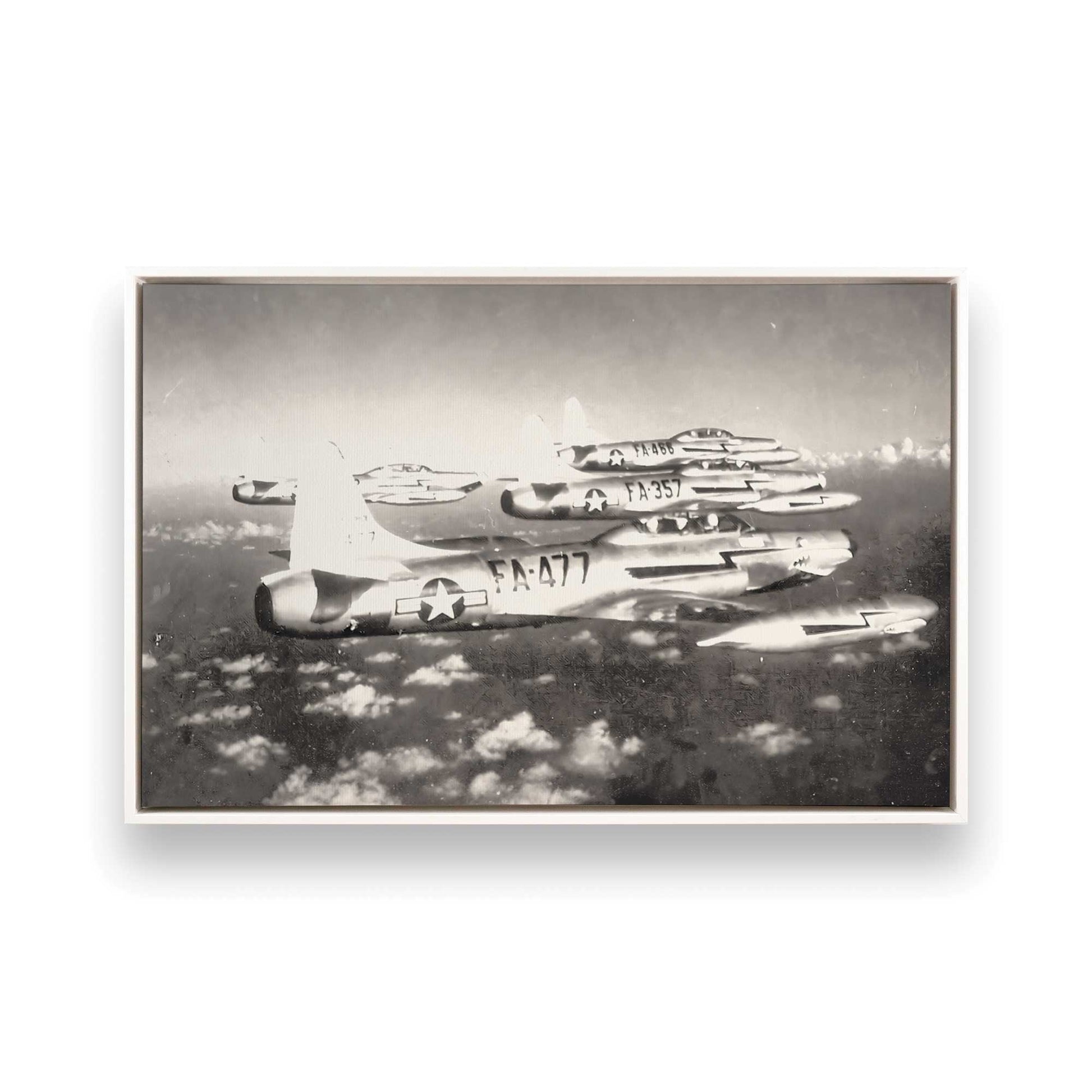 [Color:Opaque White], Picture of art in a White frame