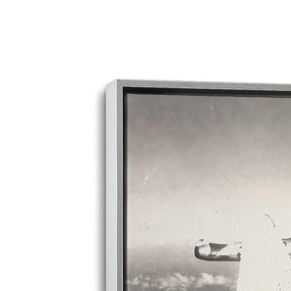 [Color:Polished Chrome], Picture of art in a Polished Chrome frame at an angle