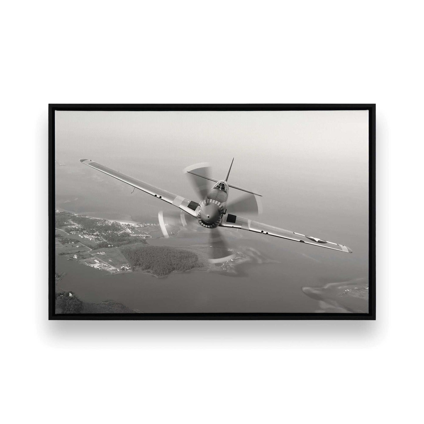 [Color:Satin Black], Picture of art in a Satin Black frame