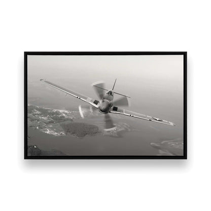 [Color:Satin Black], Picture of art in a Satin Black frame