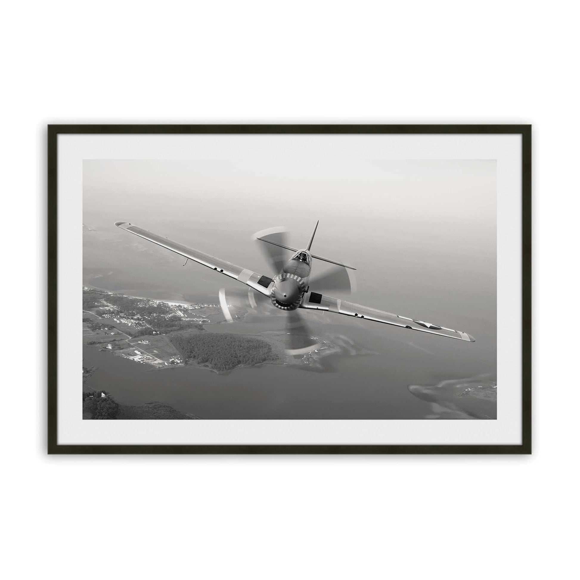 [Color:Satin Black], Picture of art in a Satin Black frame