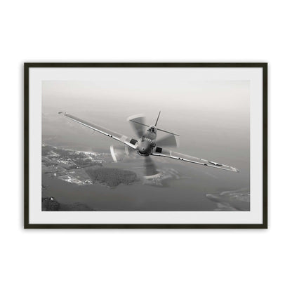 [Color:Satin Black], Picture of art in a Satin Black frame