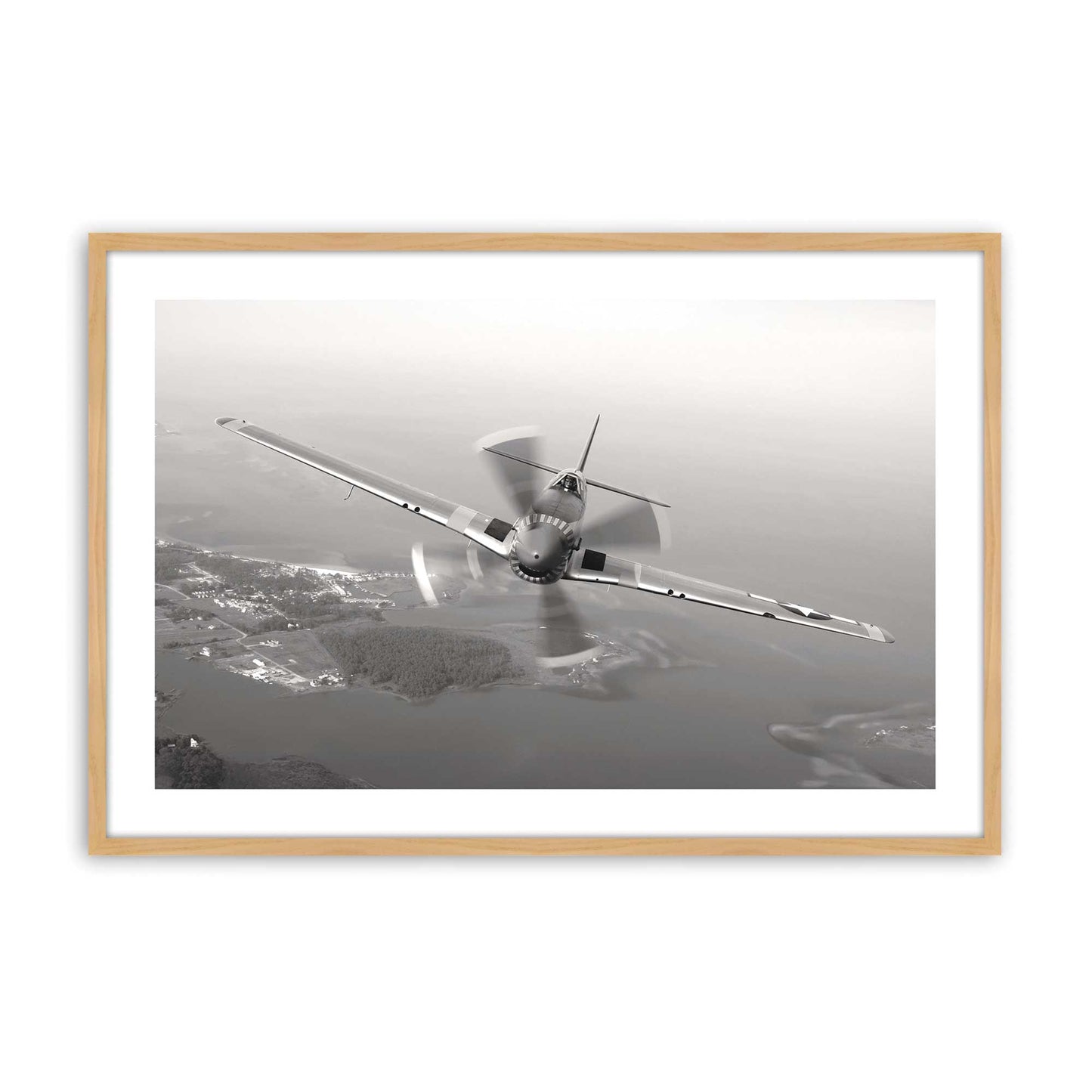 [Color:American Maple], Picture of art in a American Maple frame