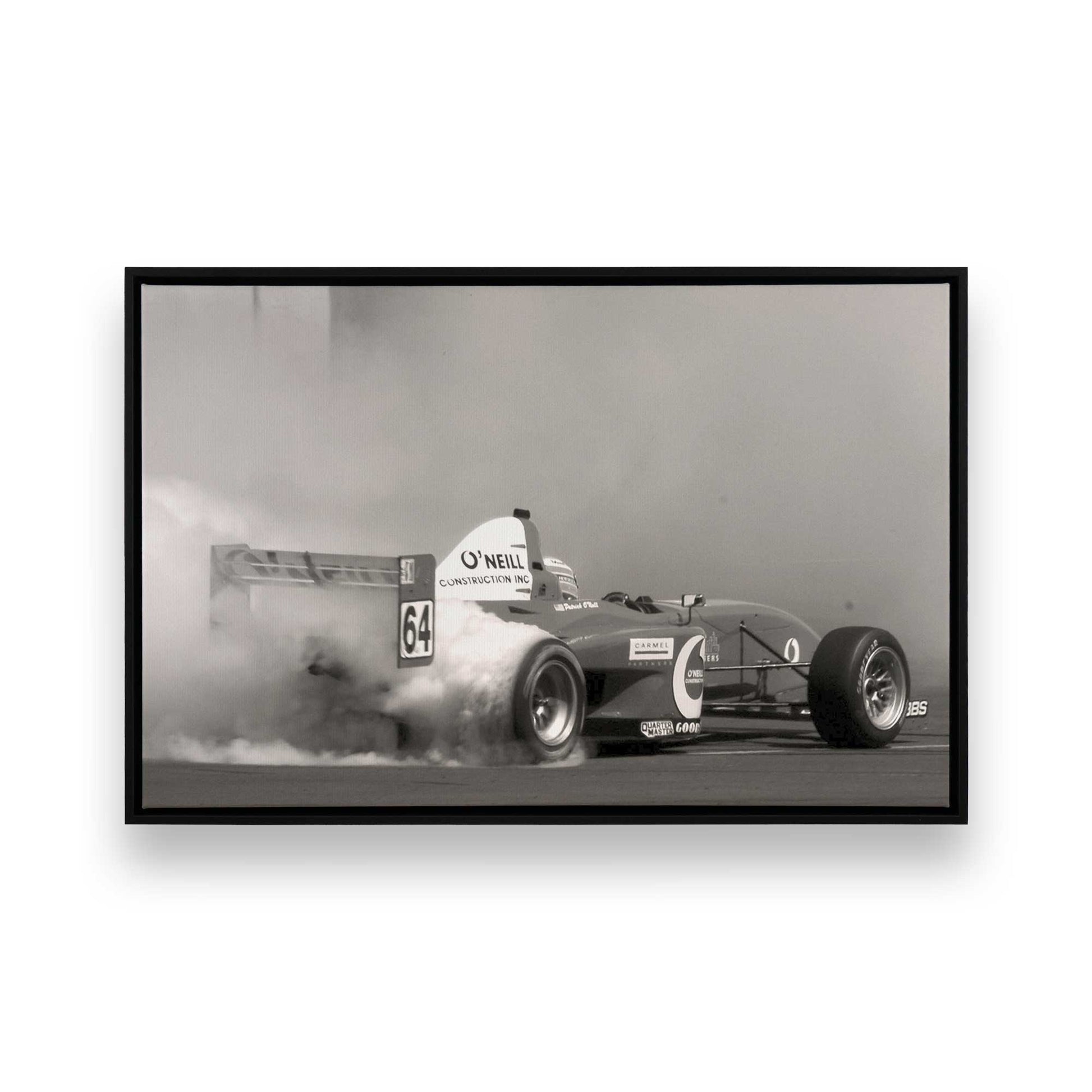 [Color:Satin Black], Picture of art in a Satin Black frame