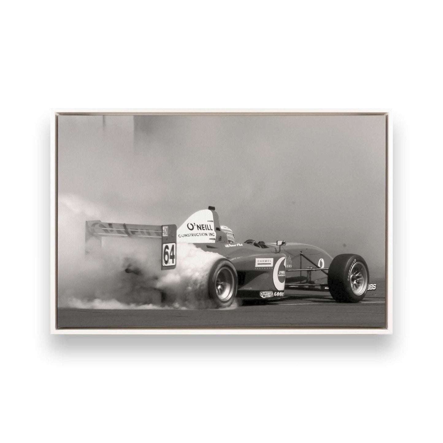 [Color:Opaque White], Picture of art in a White frame