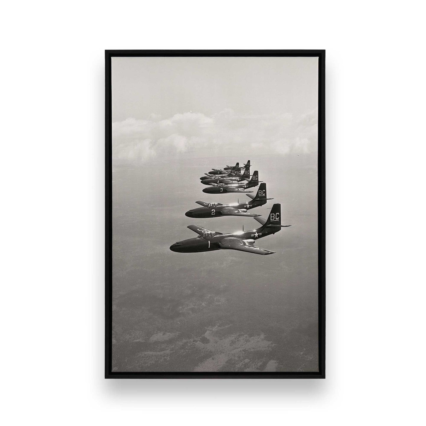[Color:Satin Black], Picture of art in a Satin Black frame