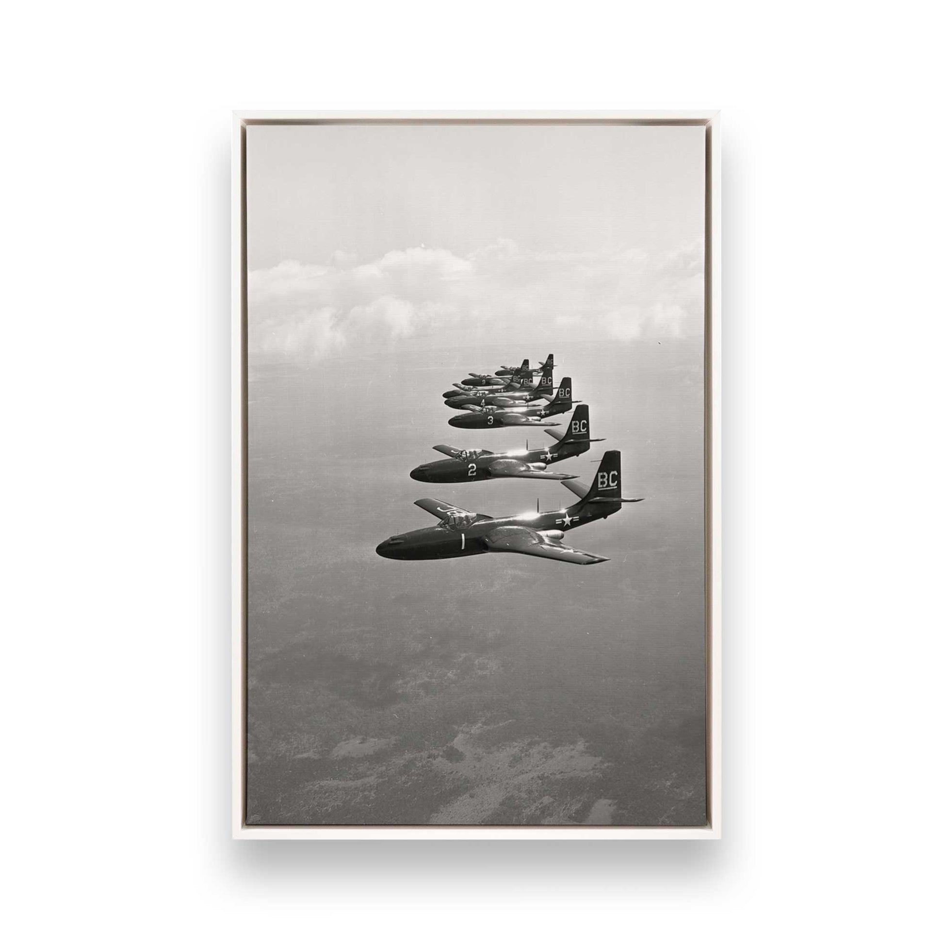 [Color:Opaque White], Picture of art in a White frame