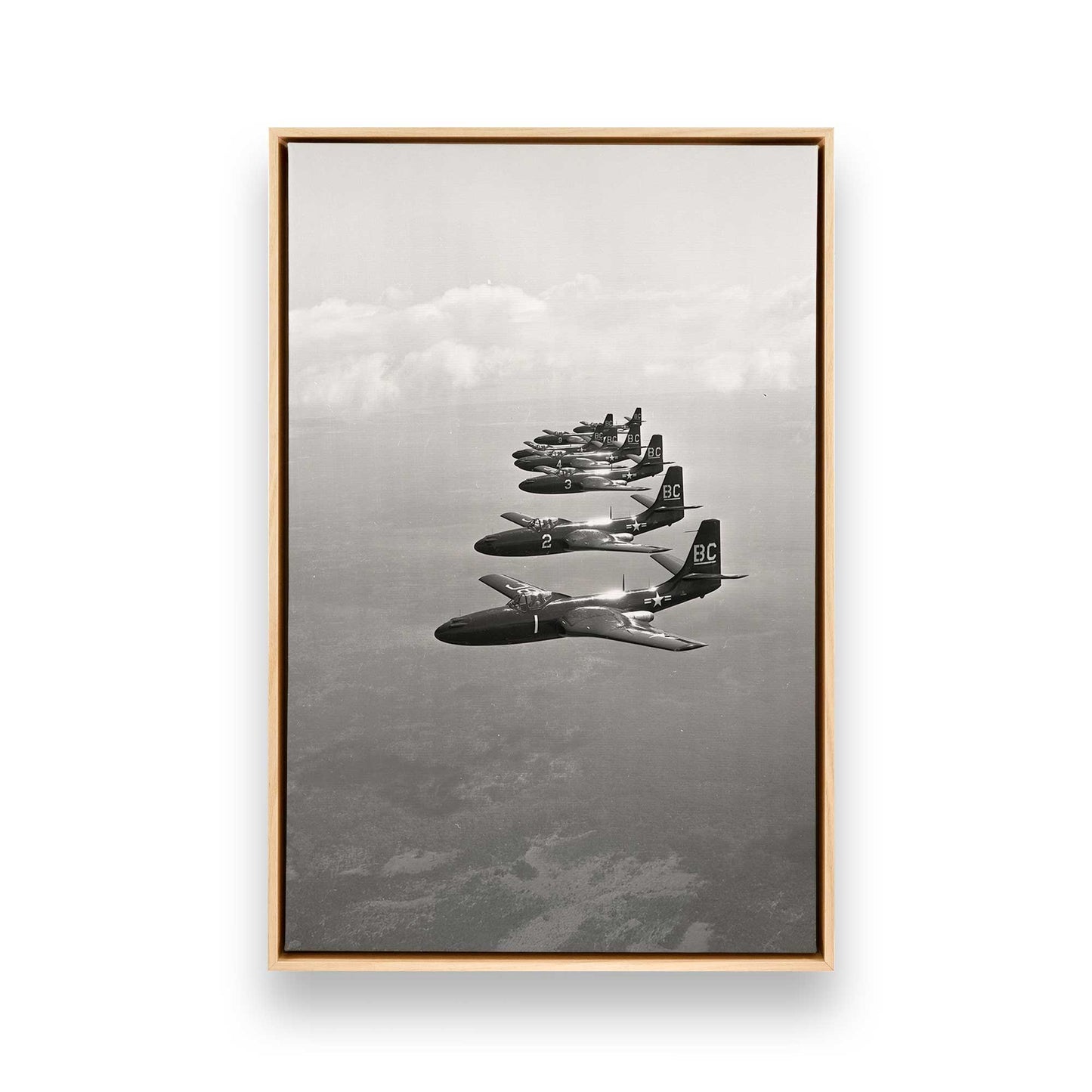 [Color:American Maple], Picture of art in a American Maple frame