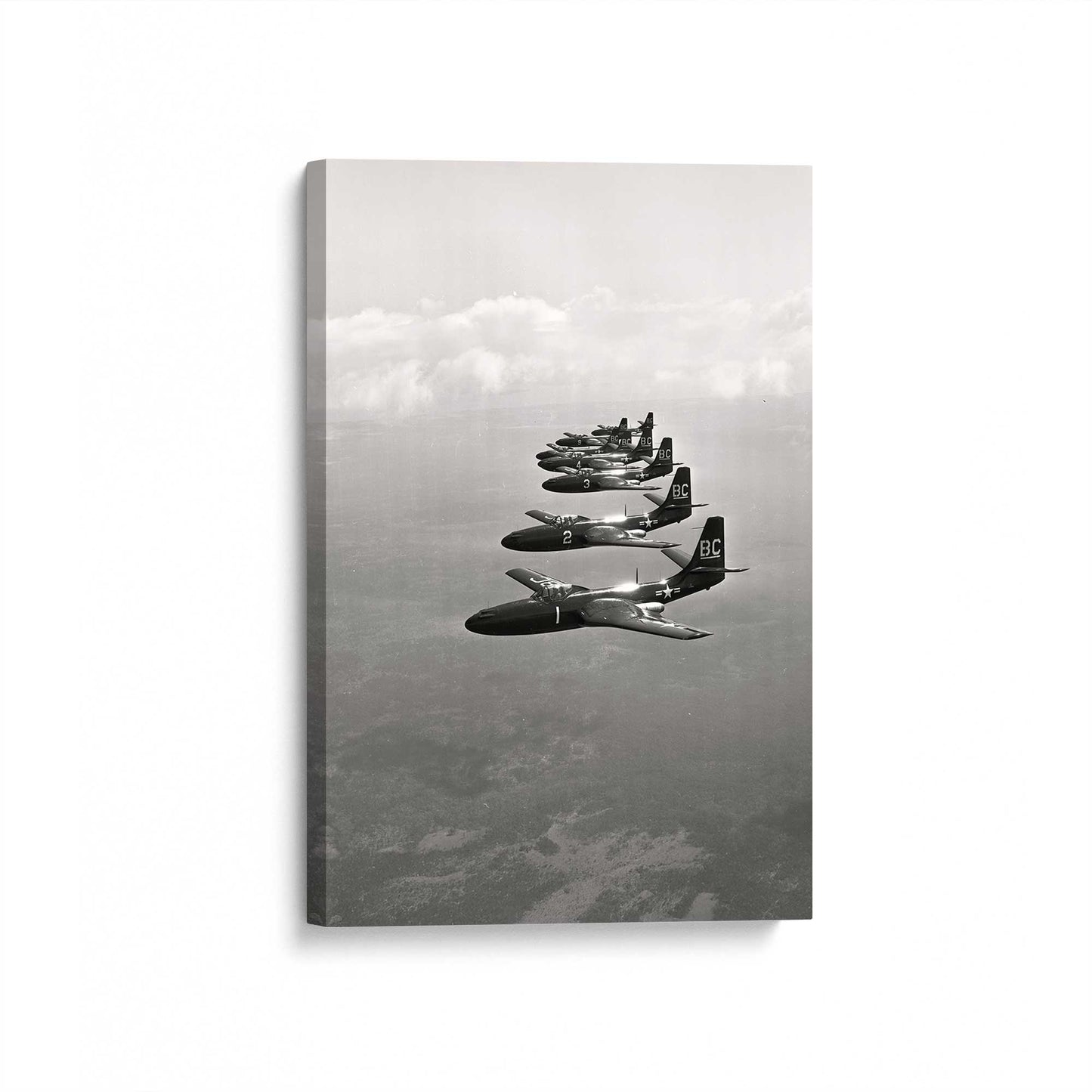 [Color:Stretched Canvas], Picture of art at an angle