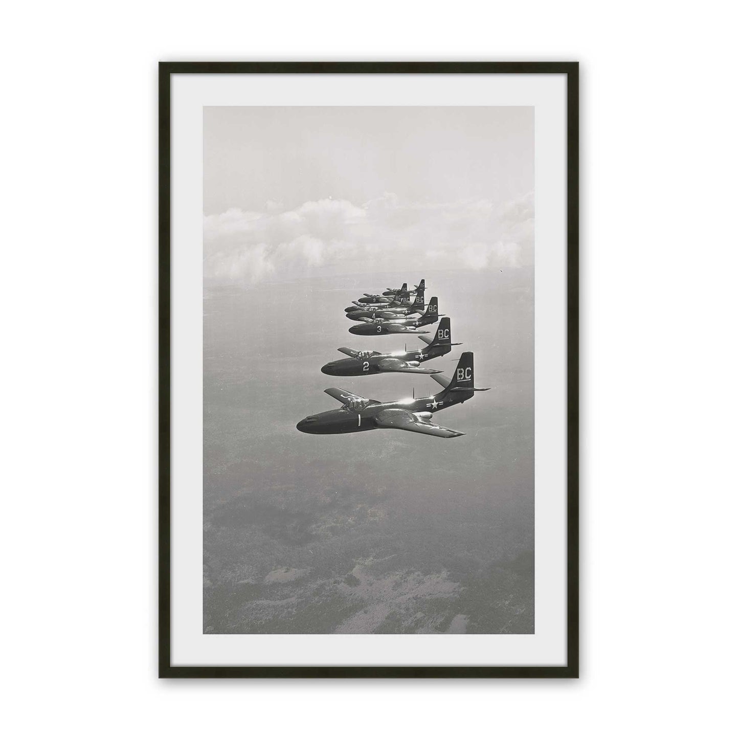 [Color:Satin Black], Picture of art in a Satin Black frame