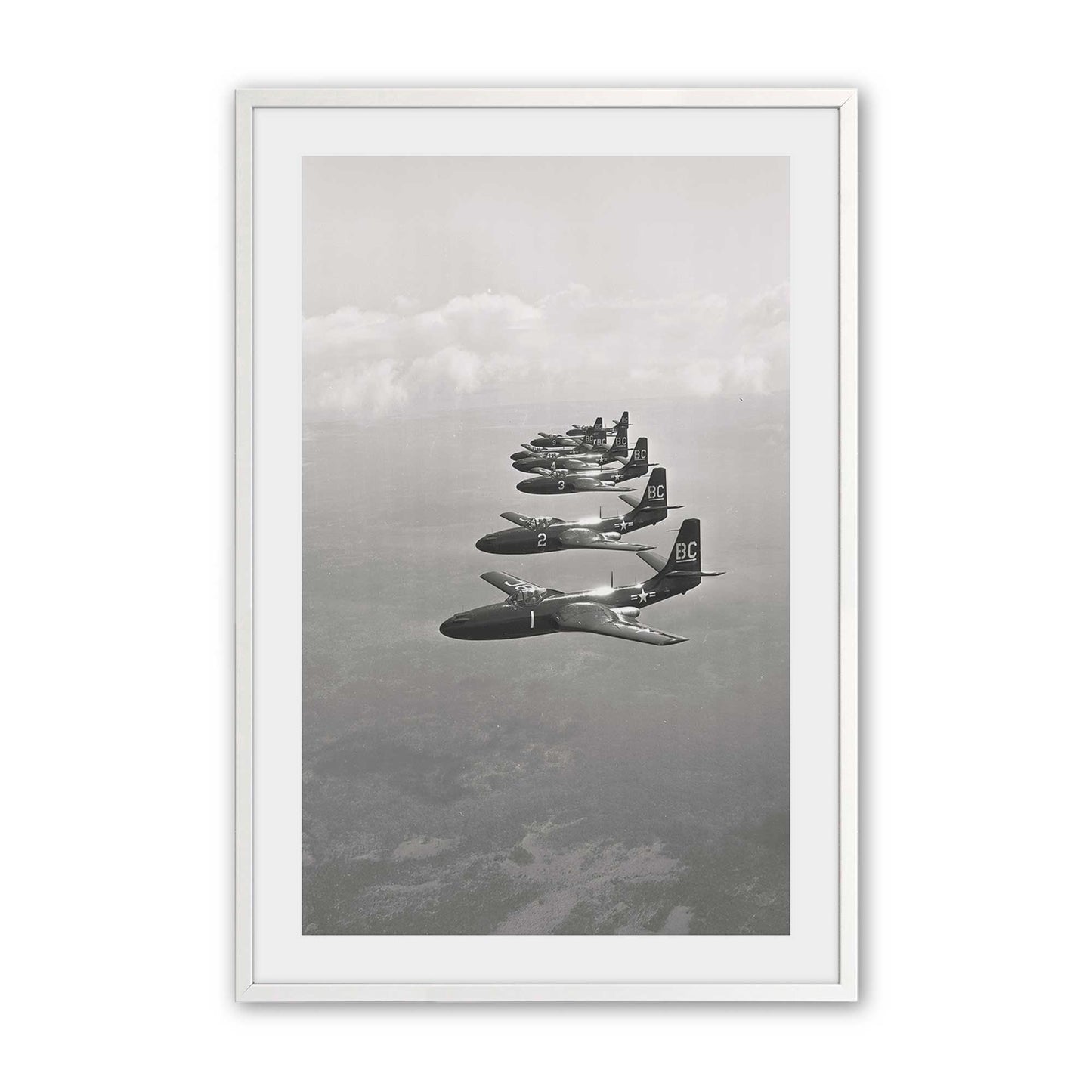 [Color:Opaque White], Picture of art in a Opaque White frame