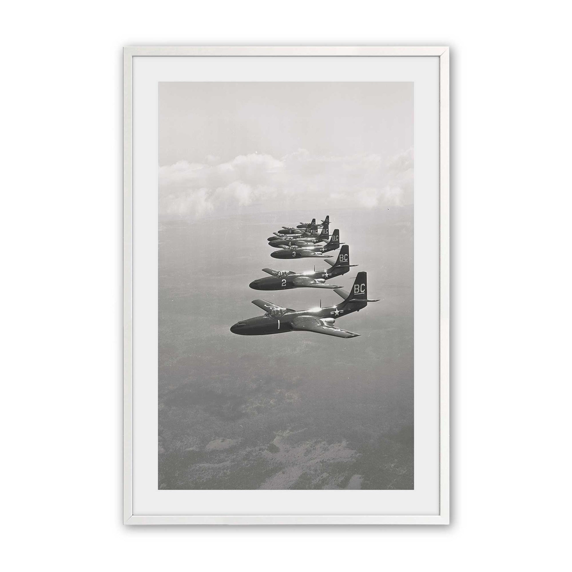 [Color:Opaque White], Picture of art in a Opaque White frame
