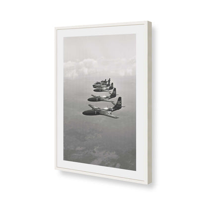 [Color:Opaque White], Picture of art in a Opaque White frame of the corner