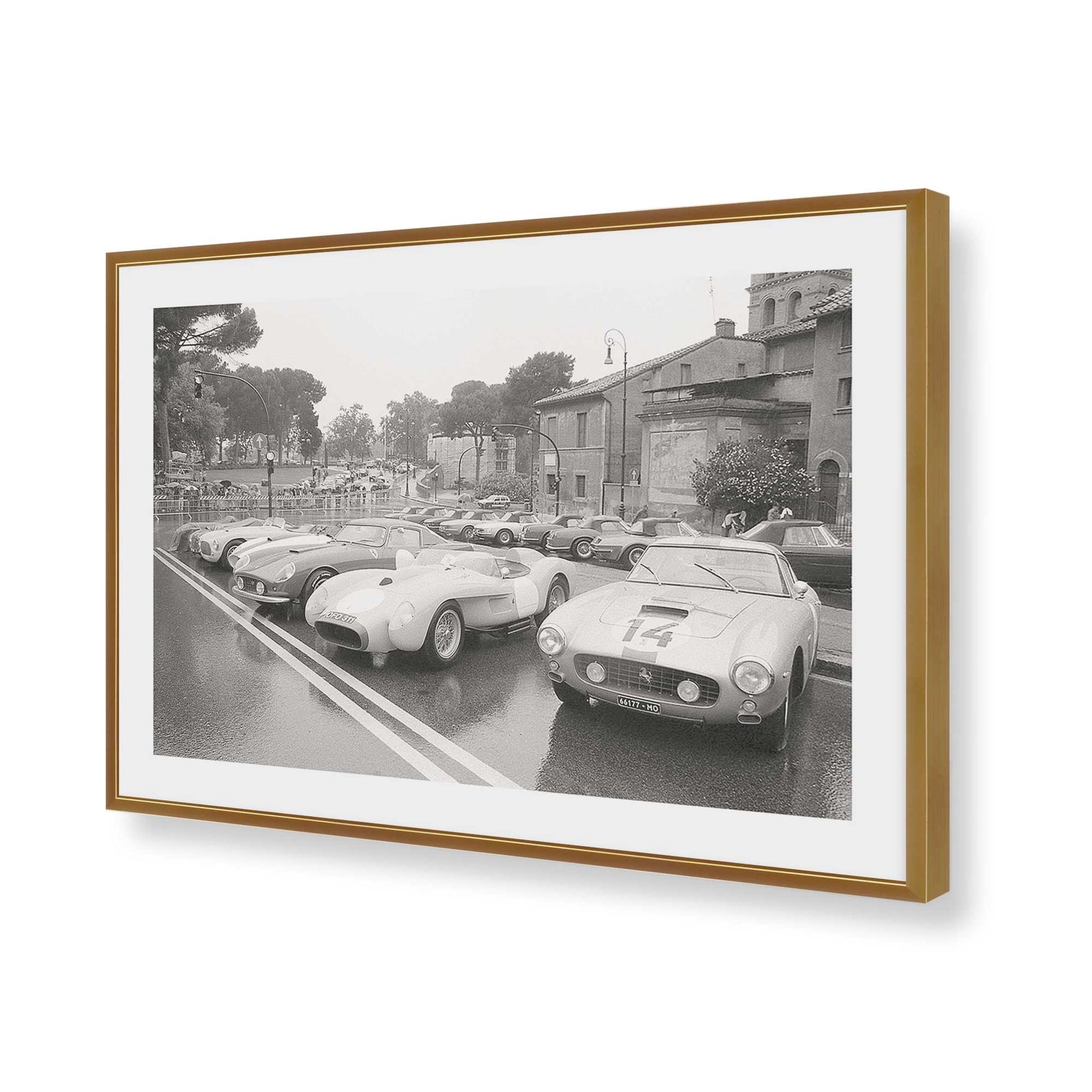 [Color:Polished Gold], Picture of art in a Polished Gold frame of the corner