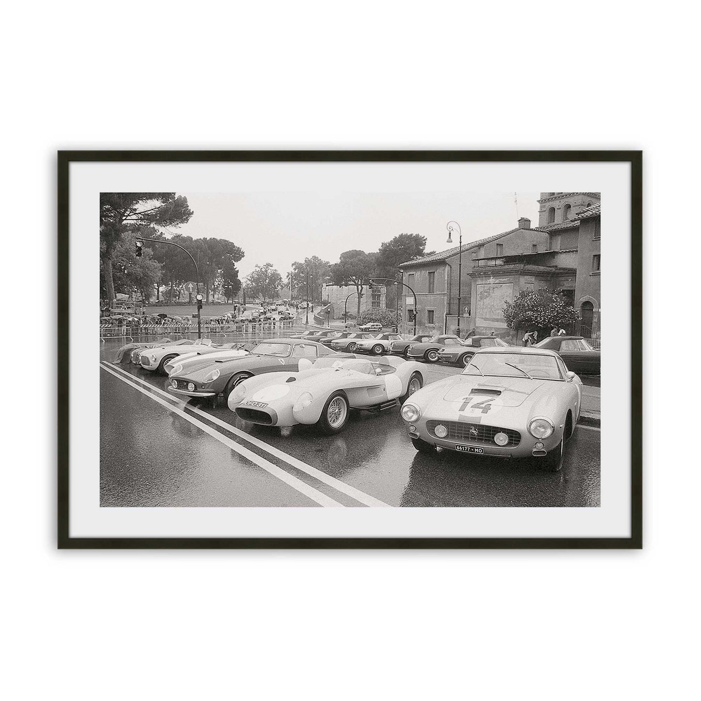 [Color:Satin Black], Picture of art in a Satin Black frame