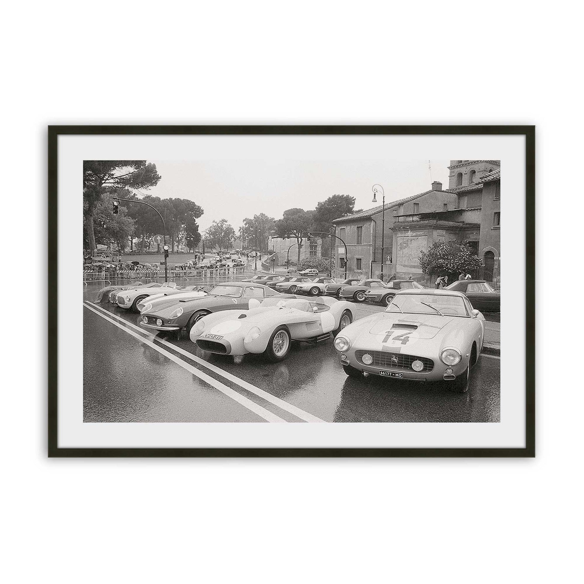 [Color:Satin Black], Picture of art in a Satin Black frame