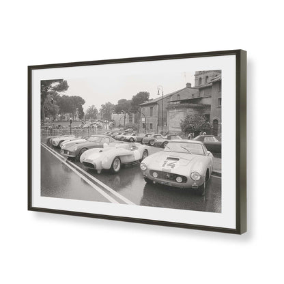 [Color:Satin Black], Picture of art in a Satin Black frame of the corner
