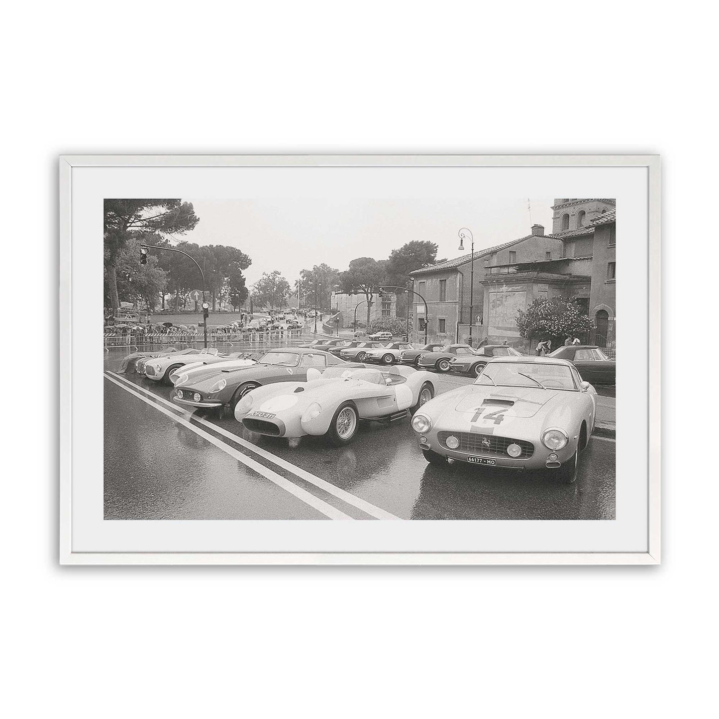 [Color:Opaque White], Picture of art in a Opaque White frame