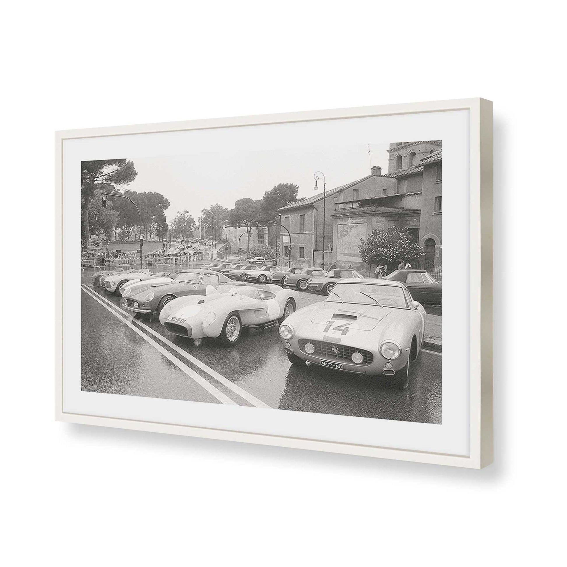 [Color:Opaque White], Picture of art in a Opaque White frame of the corner