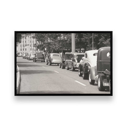 [Color:Satin Black], Picture of art in a Satin Black frame