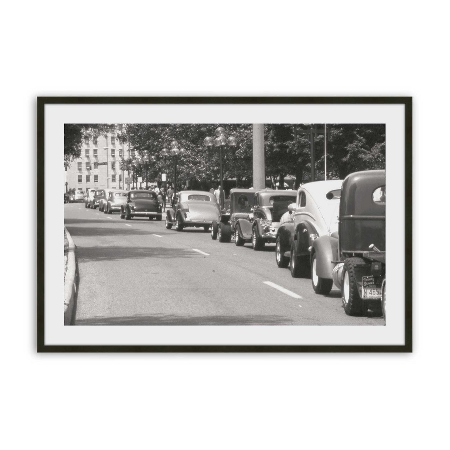 [Color:Satin Black], Picture of art in a Satin Black frame