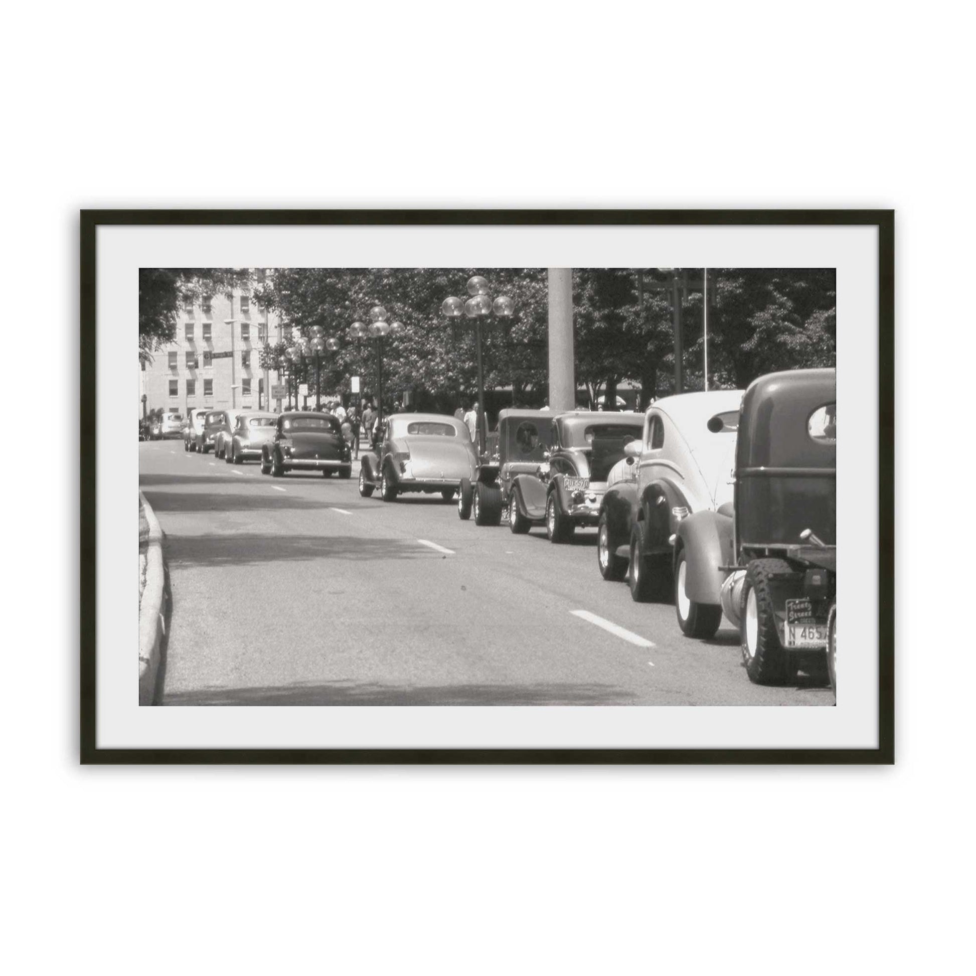 [Color:Satin Black], Picture of art in a Satin Black frame