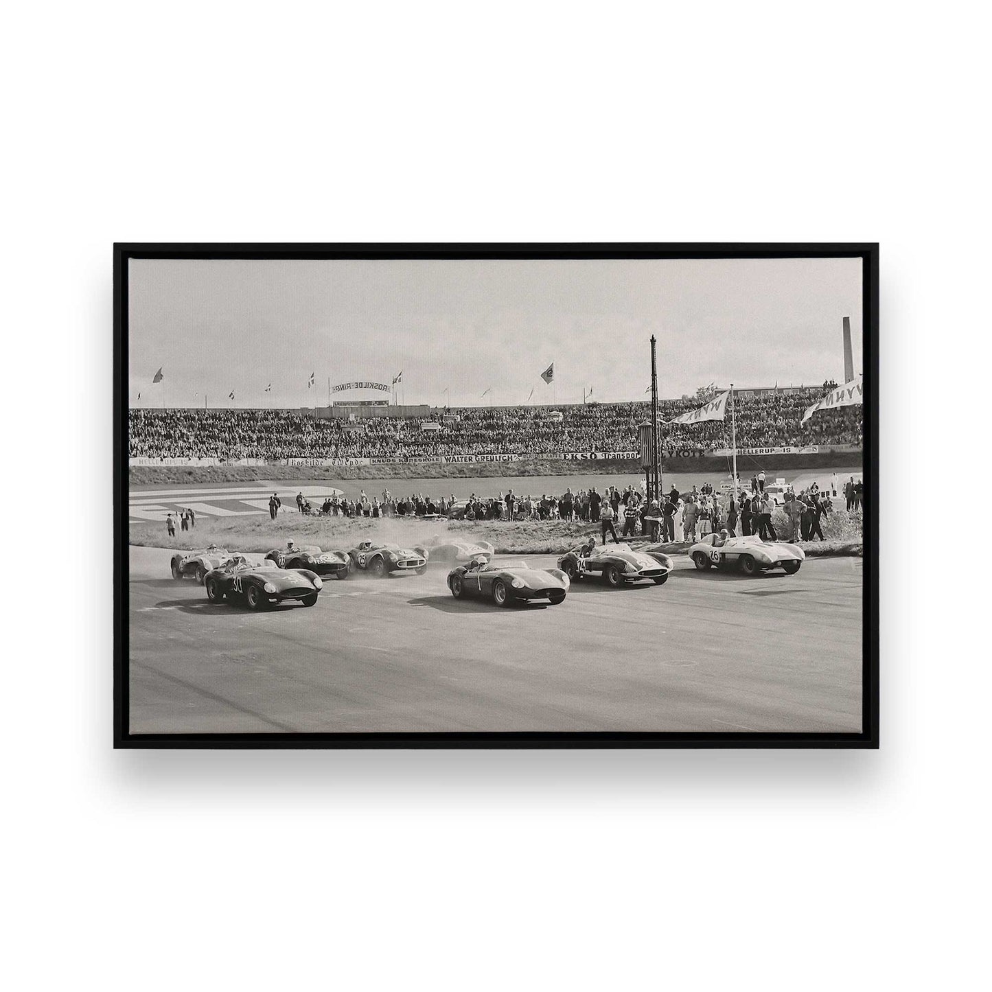 [Color:Satin Black], Picture of art in a Satin Black frame