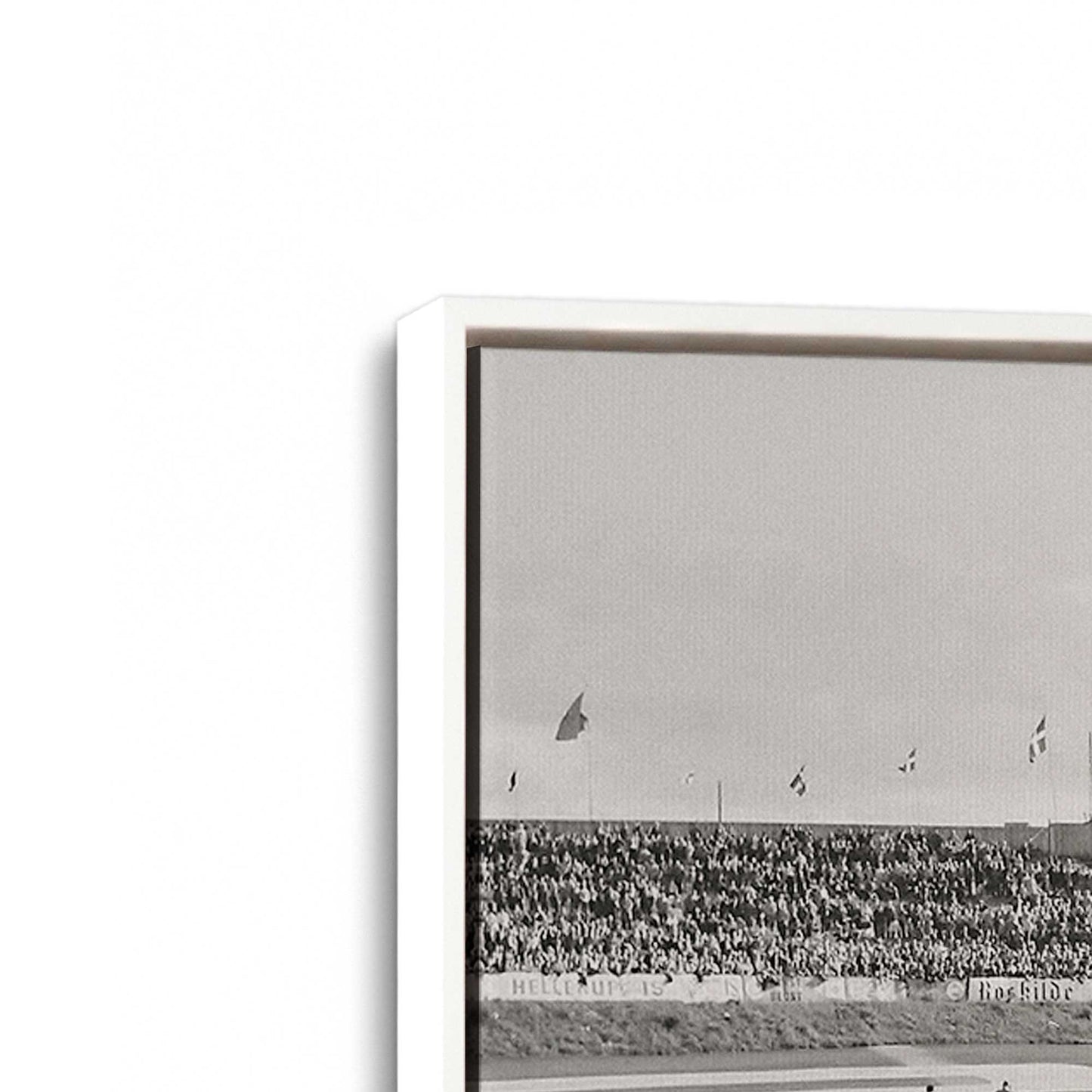 [Color:Opaque White], Picture of art in a White frame at an angle