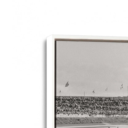 [Color:Opaque White], Picture of art in a White frame at an angle