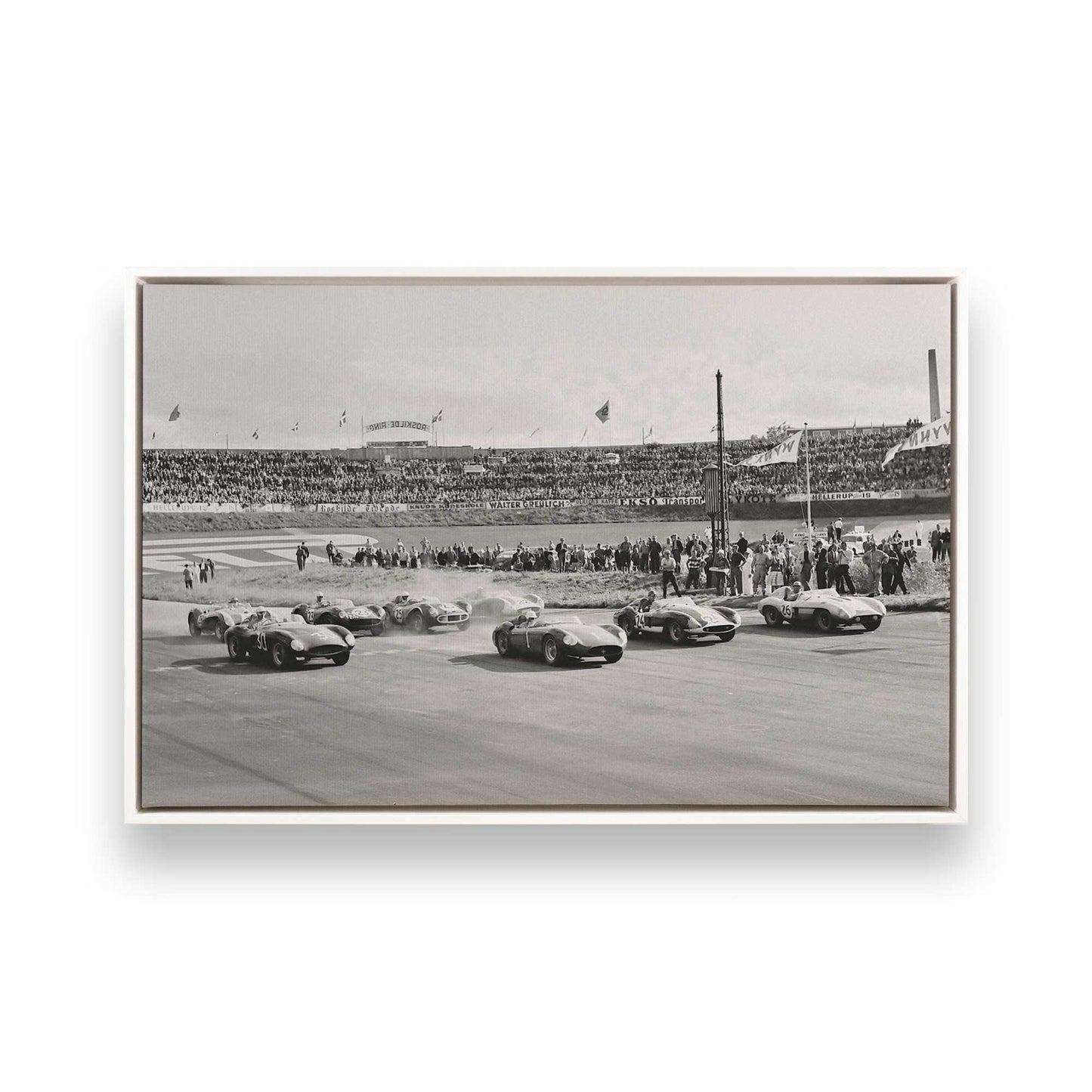 [Color:Opaque White], Picture of art in a White frame